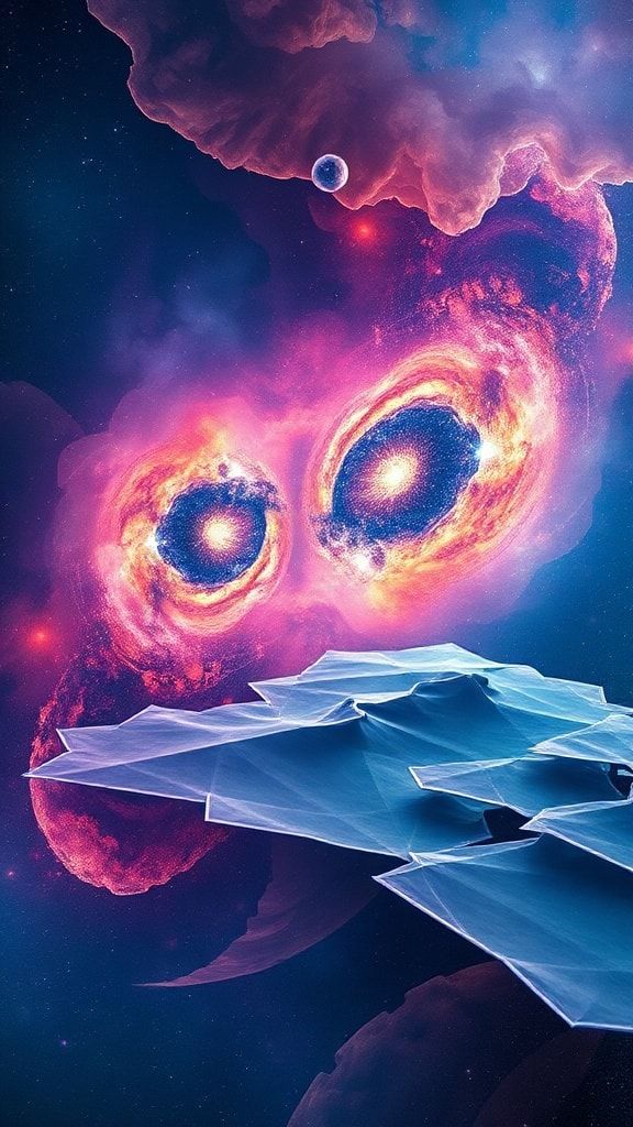 Astronaut Captures Dazzling Image Of Two Satellite Galaxies In Historic Iss Shot