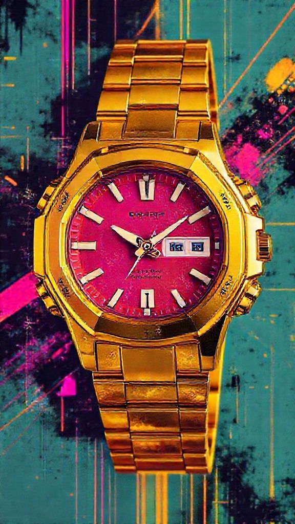 Casio Unveils Retro-Chic Gold-Tone Watch In Us Market