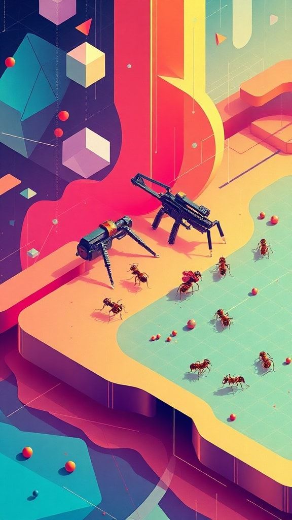 Microscopic Robots Overpower Ants With Mind-Bending Swarm Ability