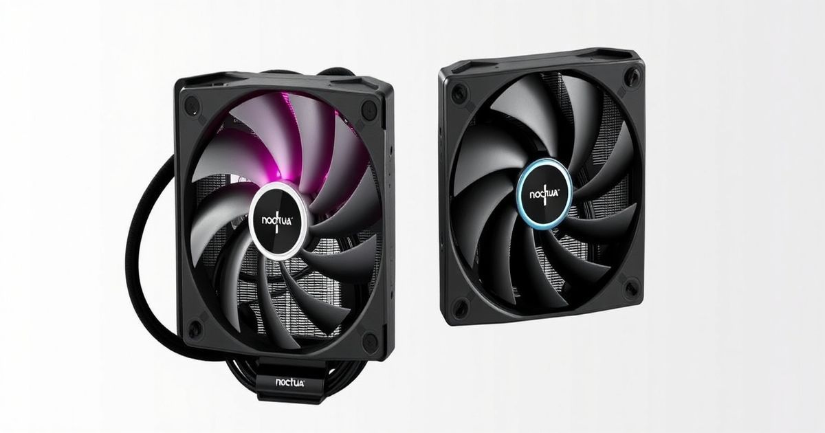 Noctua Unveils Stylish New Cpu Cooler With Sleek All-Black Design